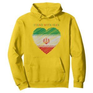 Stand With Iran Hoodie Anti War Political Protest Statement TS12 Daisy Print Your Wear