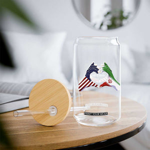 I Stand With Iran Glass Can Support Iranian People For Peace TS12 Print Your Wear