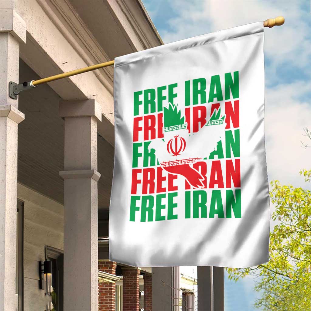 Freedom Dove Flag Garden Flag Peaceful Iran Support TS12 Print Your Wear