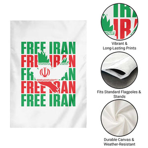 Freedom Dove Flag Garden Flag Peaceful Iran Support TS12 Print Your Wear