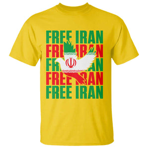 Freedom Dove Flag T Shirt Peaceful Iran Support TS12 Daisy Print Your Wear