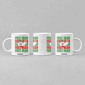 Freedom Dove Flag Coffee Mug Peaceful Iran Support TS12 Print Your Wear