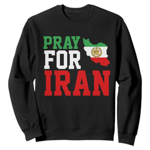 Pray For Iran Sweatshirt Anti War Protest Apparel Gift TS12 Black Print Your Wear