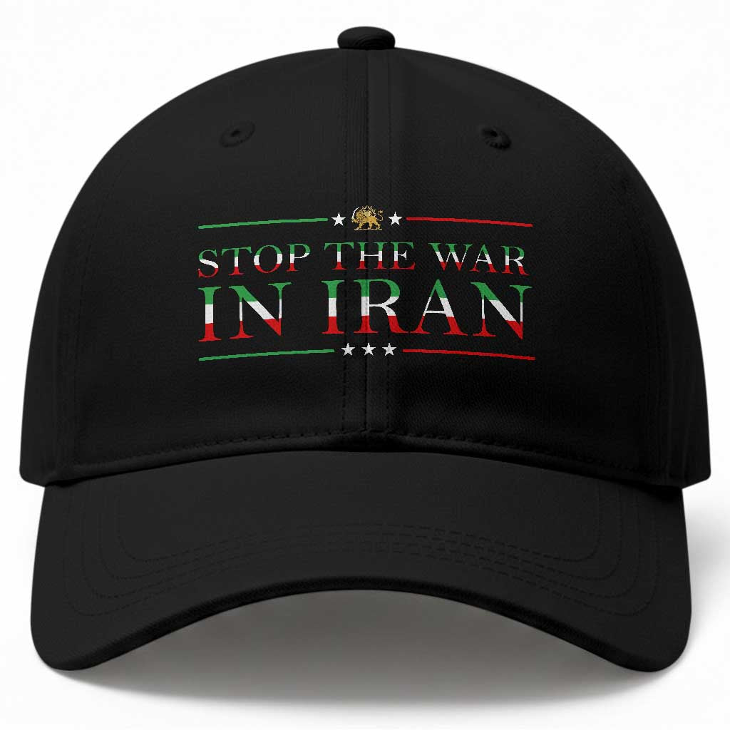 Stop The War In Iran Baseball Cap Anti War Protest TS12 Print Your Wear