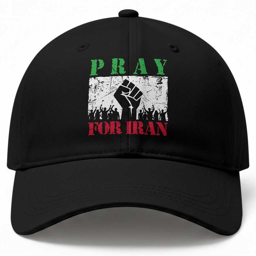 Pray For Iran Baseball Cap Support Iranian People Peace TS12 Print Your Wear