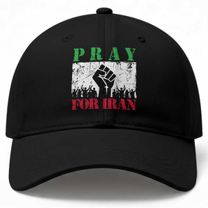Pray For Iran Baseball Cap Support Iranian People Peace TS12 Print Your Wear