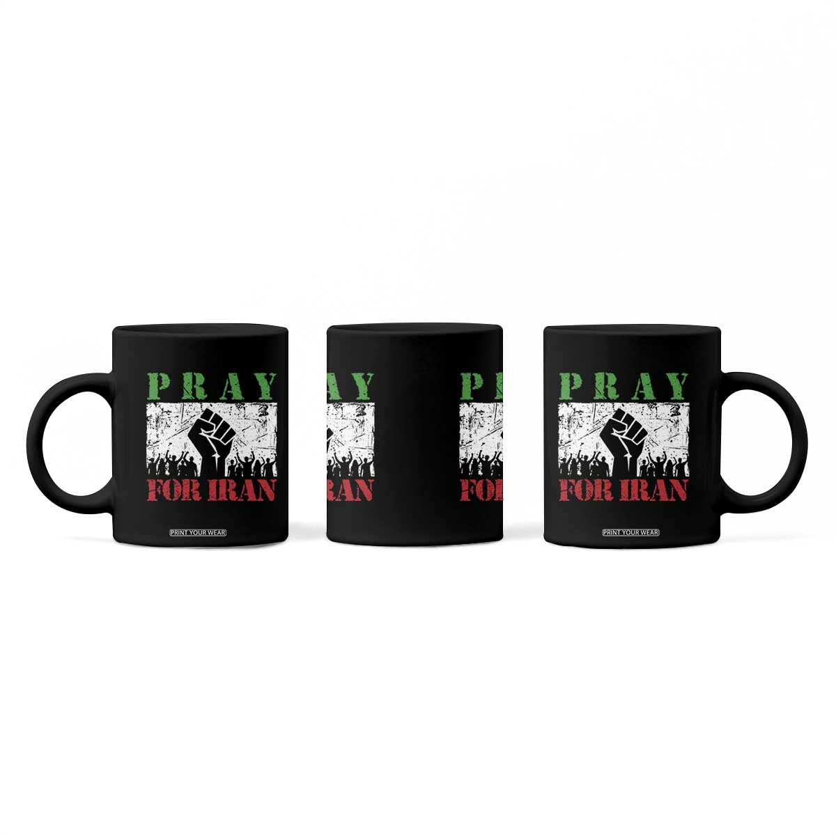Pray For Iran Coffee Mug Support Iranian People Peace TS12 Print Your Wear