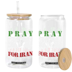 Pray For Iran Glass Can Support Iranian People Peace TS12 Print Your Wear