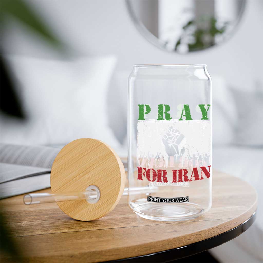 Pray For Iran Glass Can Support Iranian People Peace TS12 Print Your Wear