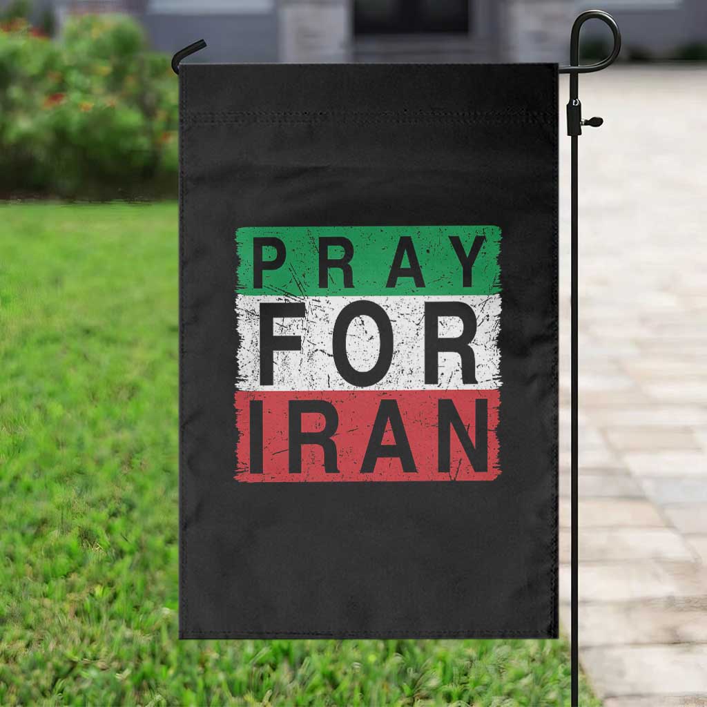 Pray For Iran Garden Flag Support Peace For Iran TS12 Print Your Wear