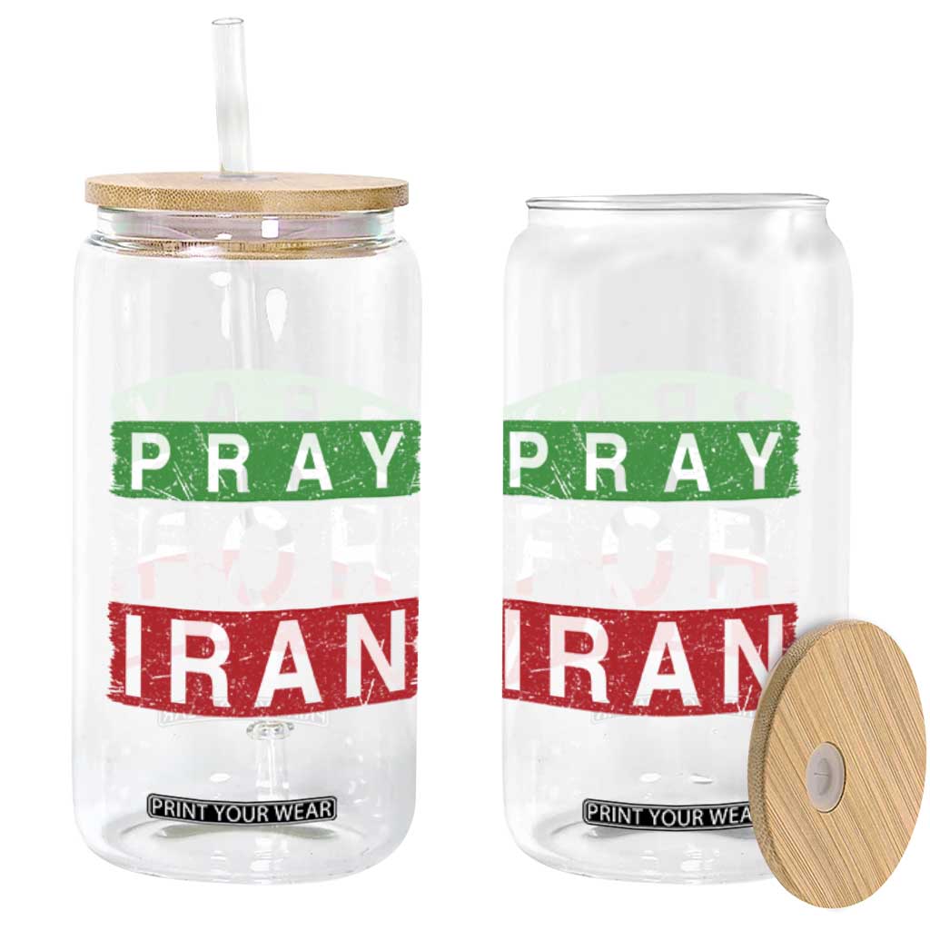 Pray For Iran Glass Can Support Peace For Iran TS12 Print Your Wear