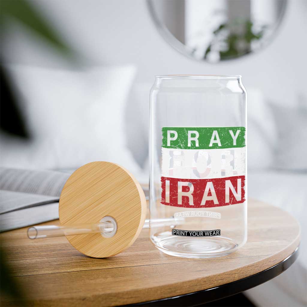Pray For Iran Glass Can Support Peace For Iran TS12 Print Your Wear