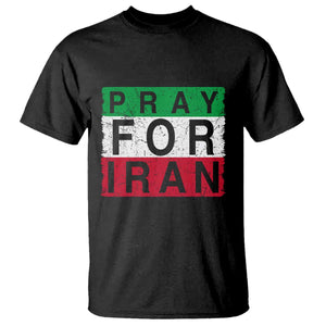 Pray For Iran T Shirt Support Peace For Iran TS12 Black Print Your Wear
