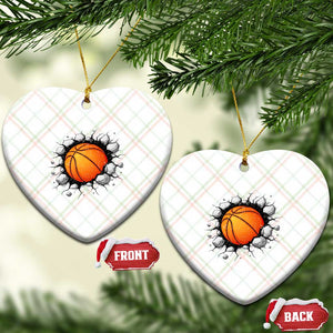 Funny Basketball Bursting Through Wall Ceramic Ornament Sports Fan Gift TS12 Print Your Wear