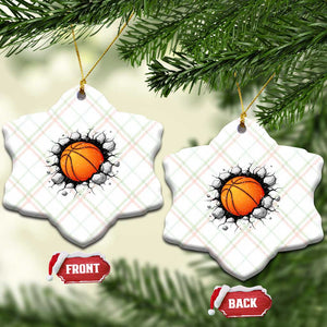 Funny Basketball Bursting Through Wall Ceramic Ornament Sports Fan Gift TS12 Print Your Wear