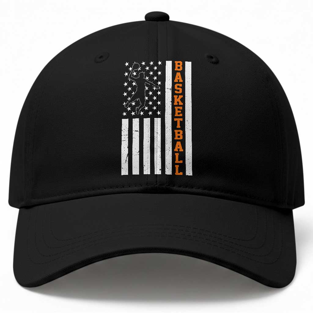 American Flag Basketball Baseball Cap Patriotic Sports Lover Gift TS12 Print Your Wear