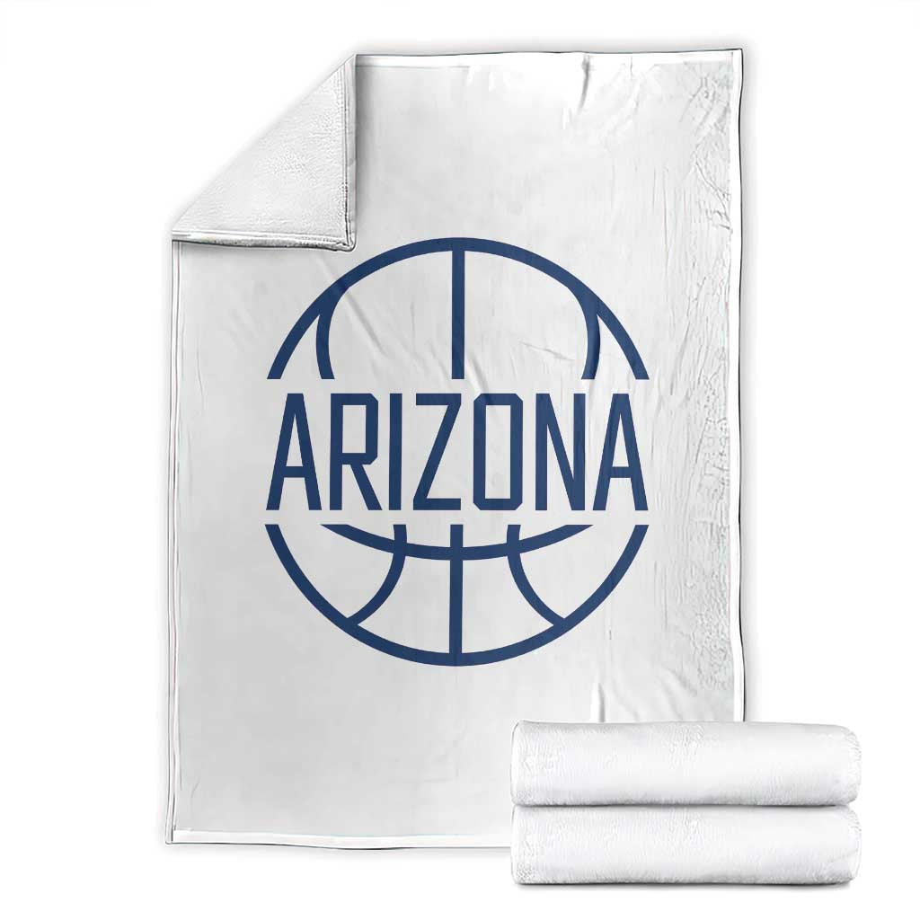 Arizona State Pride Throw Blanket Grand Canyon State Basketball Gift TS12 White Print Your Wear