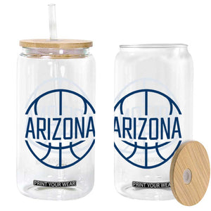 Arizona State Pride Glass Can Grand Canyon State Basketball Gift TS12 Print Your Wear