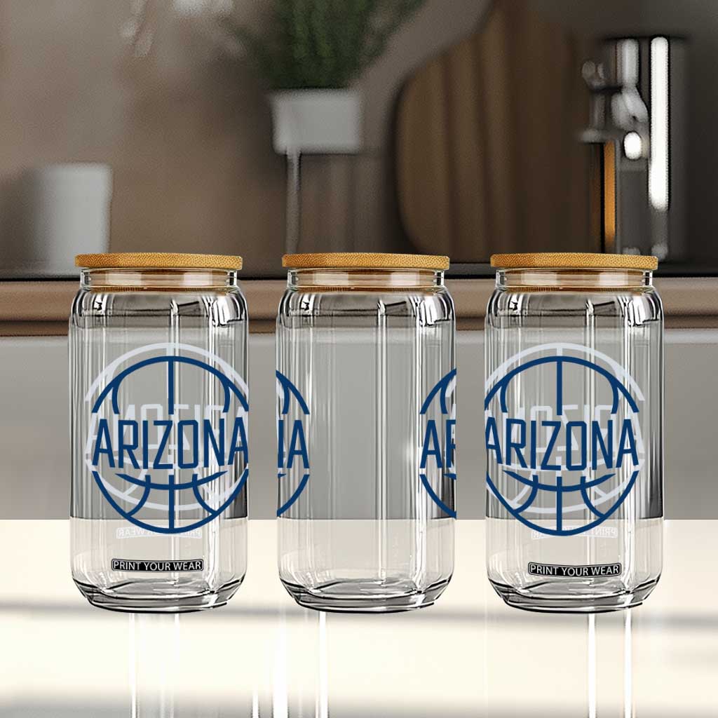 Arizona State Pride Glass Can Grand Canyon State Basketball Gift TS12 Print Your Wear