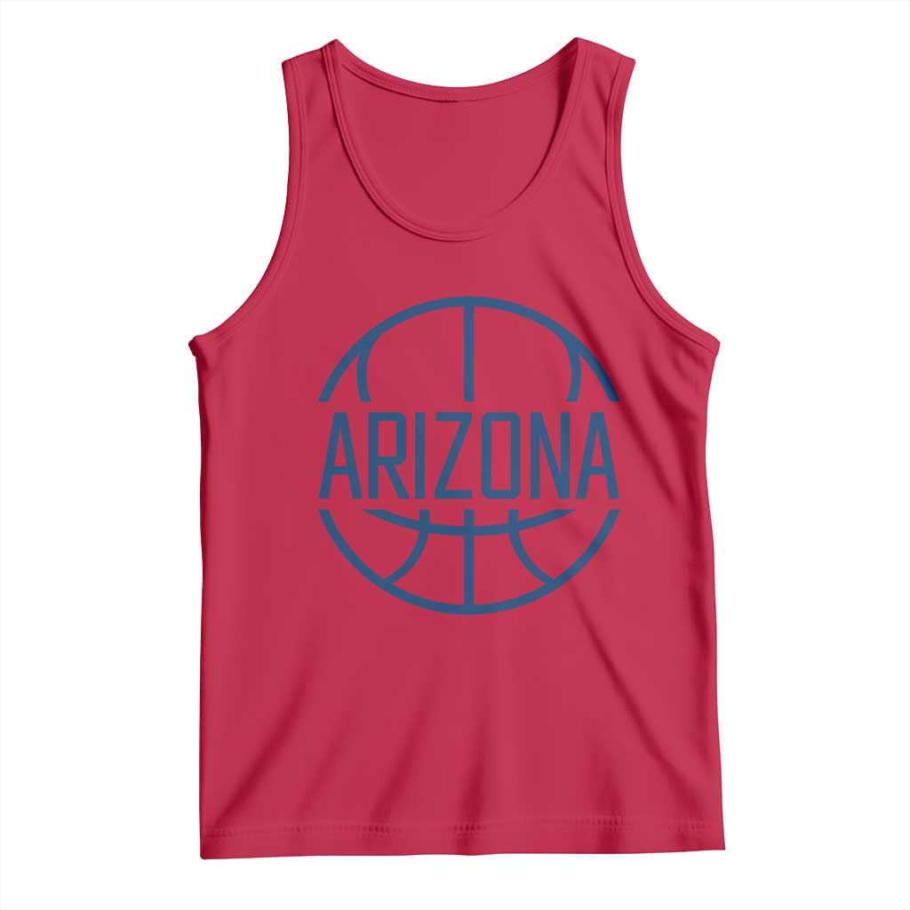 Arizona State Pride Tank Top Grand Canyon State Basketball Gift TS12 Red Print Your Wear