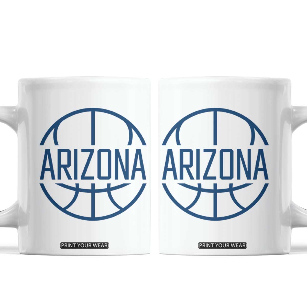 Arizona State Pride Coffee Mug Grand Canyon State Basketball Gift TS12 White Print Your Wear