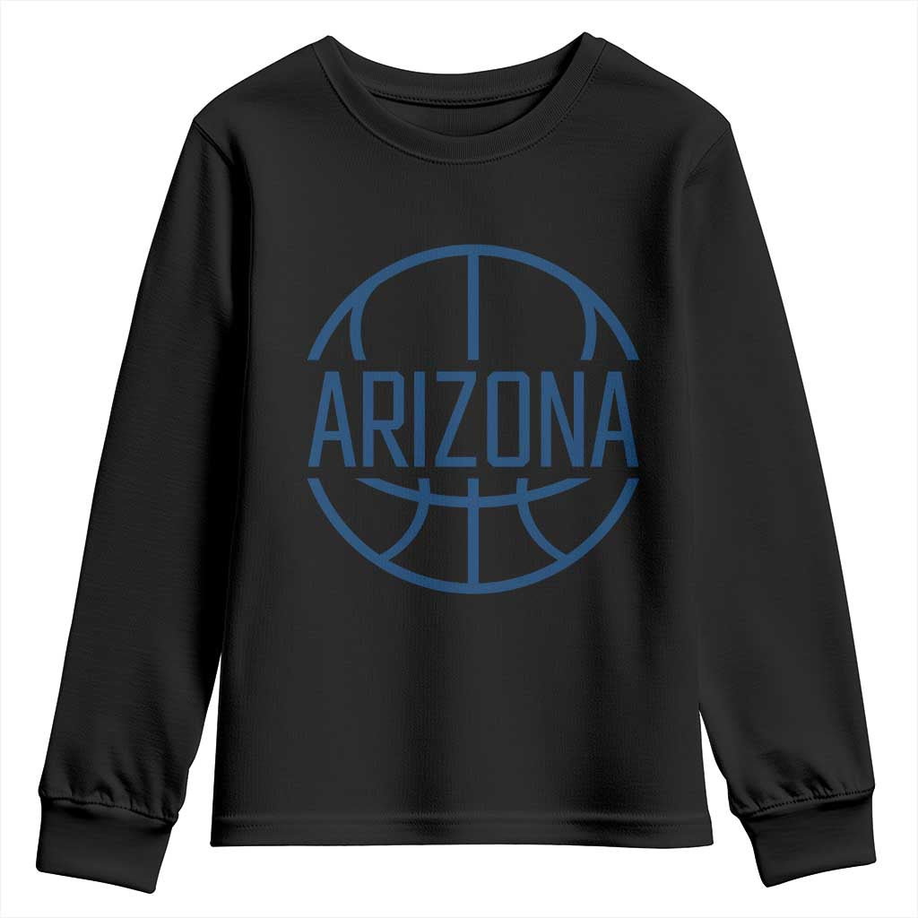 Arizona State Pride Youth Sweatshirt Grand Canyon State Basketball Gift TS12 Black Print Your Wear