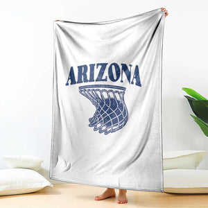 Arizona State Hoops Fan Gift Throw Blanket Basketball Lover TS12 Print Your Wear