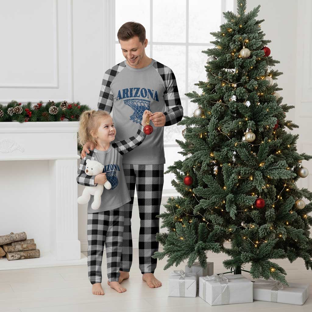 Arizona State Hoops Fan Gift Plaid Pajama Set Basketball Lover TS12 White Plaid Print Your Wear