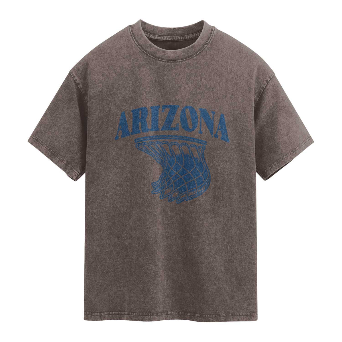 Arizona State Hoops Fan Gift Washed Cotton T-Shirt Basketball Lover