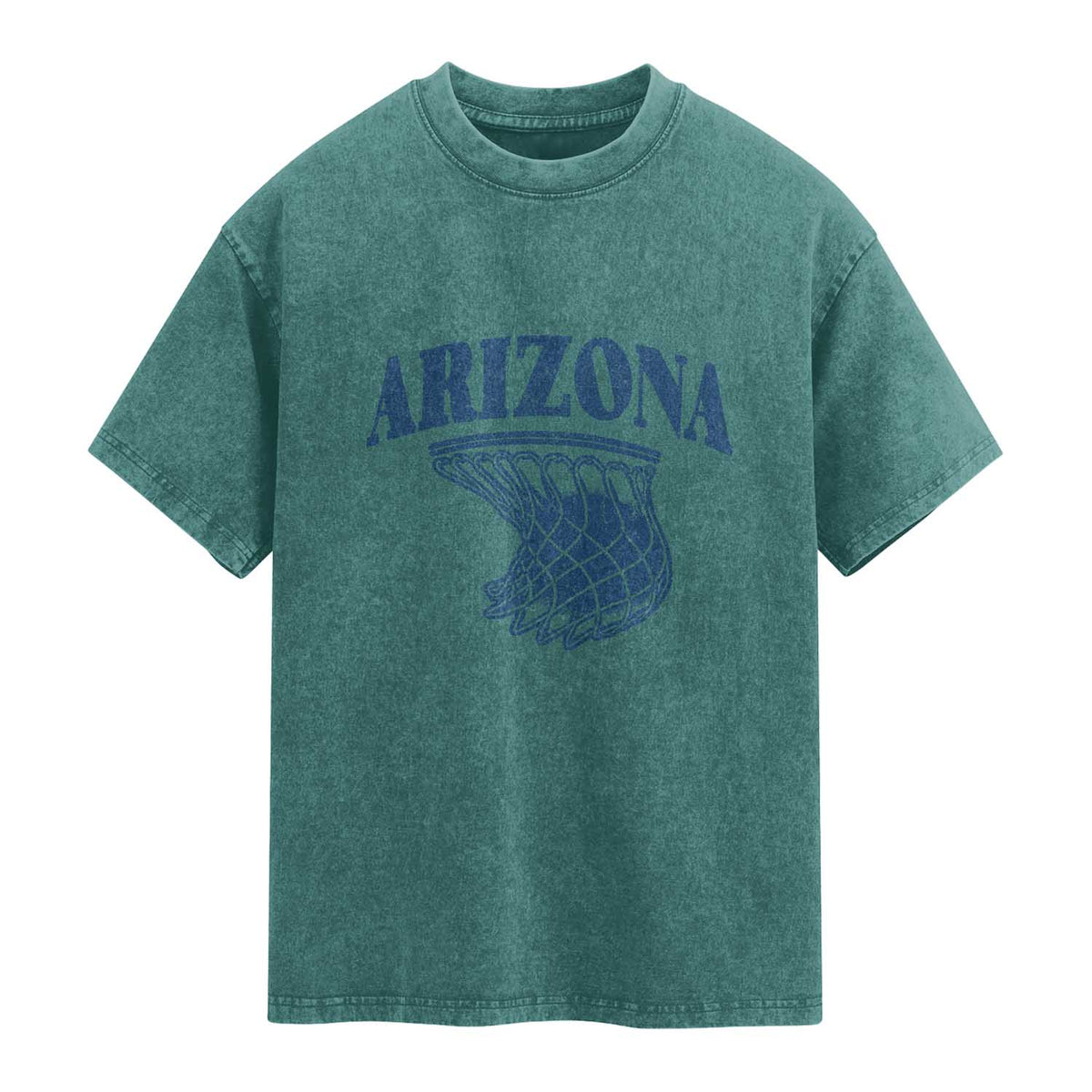 Arizona State Hoops Fan Gift Washed Cotton T-Shirt Basketball Lover
