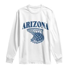 Arizona State Hoops Fan Gift Long Sleeve Shirt Basketball Lover TS12 White Print Your Wear