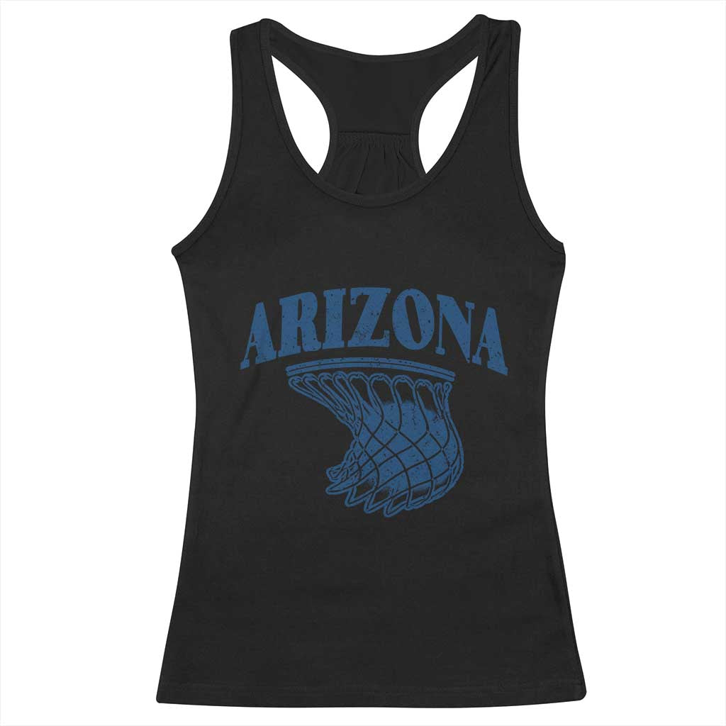 Arizona State Hoops Fan Gift Racerback Tank Top Basketball Lover TS12 Black Print Your Wear