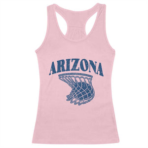 Arizona State Hoops Fan Gift Racerback Tank Top Basketball Lover TS12 Light Pink Print Your Wear