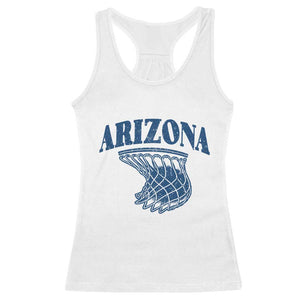 Arizona State Hoops Fan Gift Racerback Tank Top Basketball Lover TS12 White Print Your Wear