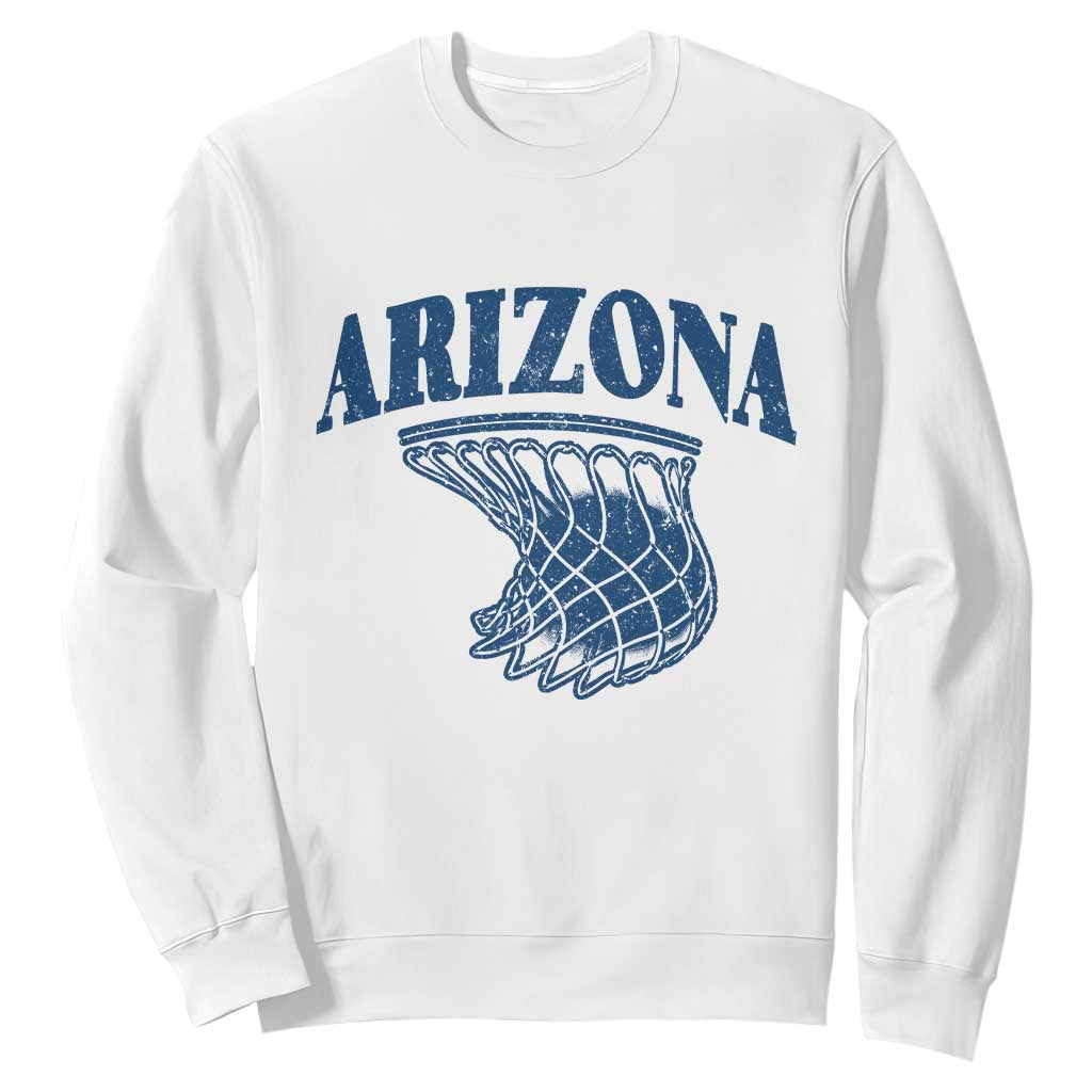 Arizona State Hoops Fan Gift Sweatshirt Basketball Lover TS12 White Print Your Wear