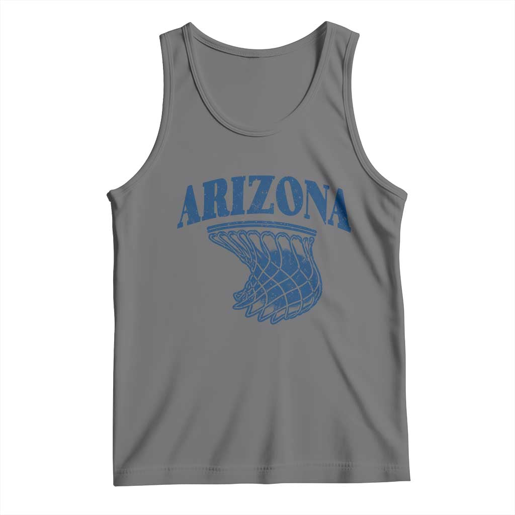 Arizona State Hoops Fan Gift Tank Top Basketball Lover TS12 Black Heather Print Your Wear