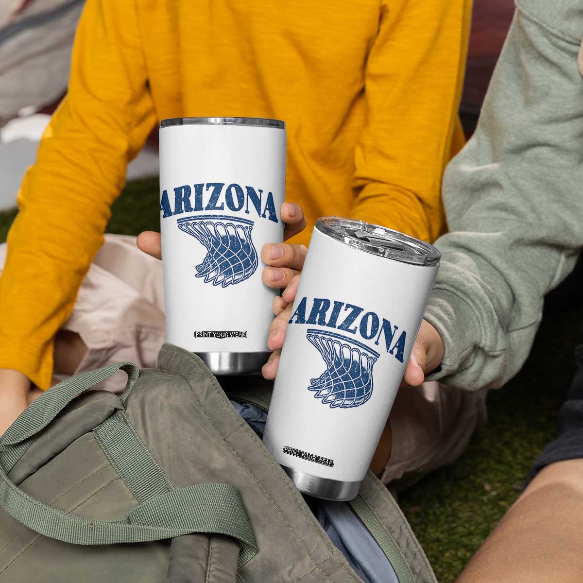 Arizona State Hoops Fan Gift Tumbler Cup Basketball Lover TS12 Print Your Wear