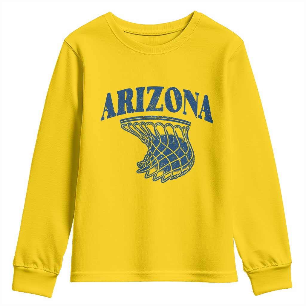 Arizona State Hoops Fan Gift Youth Sweatshirt Basketball Lover TS12 Daisy Print Your Wear