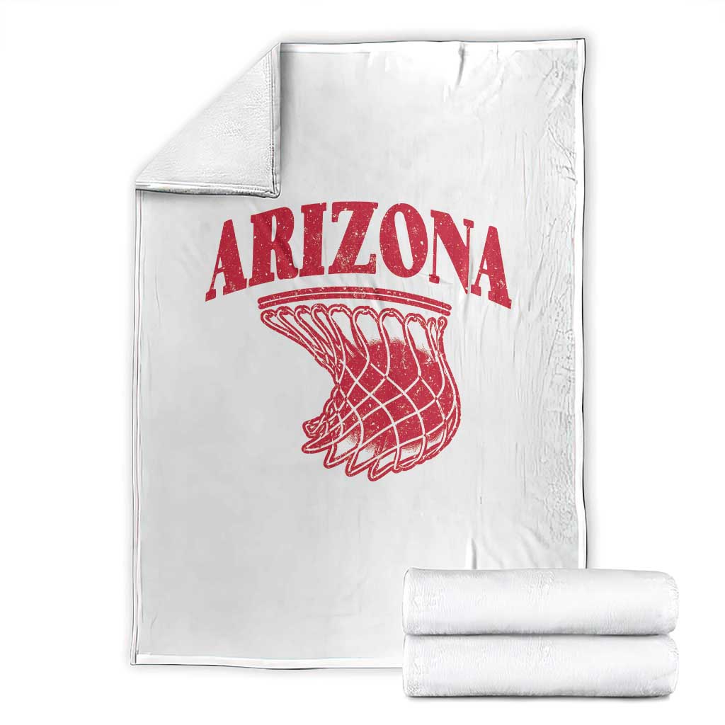 Arizona Fan Throw Blanket Southwest Basketball Sports Lover TS12 White Print Your Wear