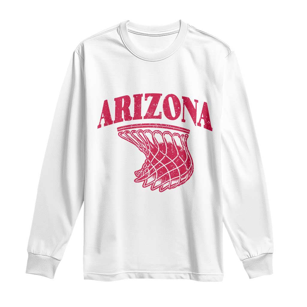 Arizona Fan Long Sleeve Shirt Southwest Basketball Sports Lover TS12 White Print Your Wear