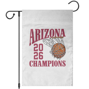 Arizona Champions Garden Flag Gift For Basketball Fan TS12 White Print Your Wear
