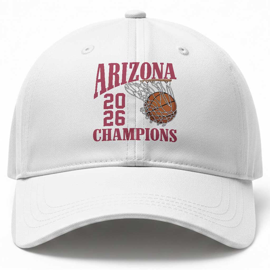 Arizona Champions Baseball Cap Gift For Basketball Fan TS12 Print Your Wear