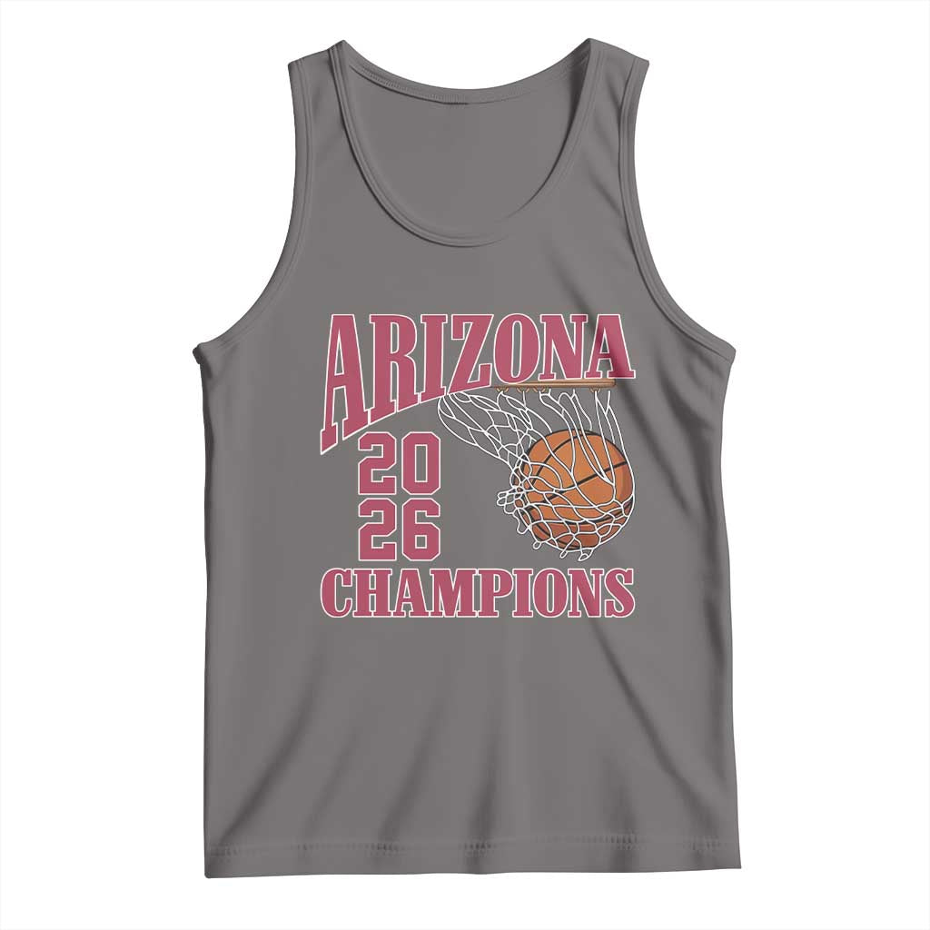 Arizona Champions Tank Top Gift For Basketball Fan TS12 Deep Heather Print Your Wear