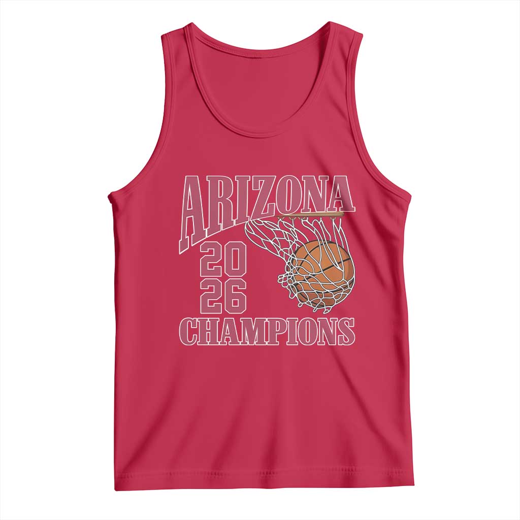 Arizona Champions Tank Top Gift For Basketball Fan TS12 Red Print Your Wear