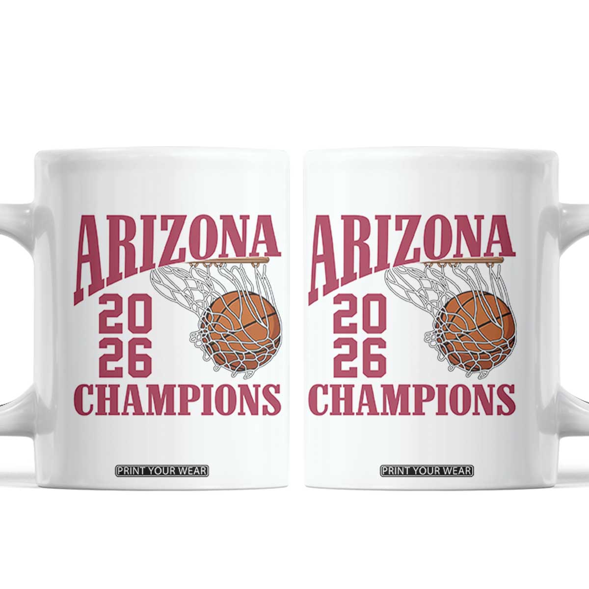 Arizona Champions Coffee Mug Gift For Basketball Fan TS12 White Print Your Wear