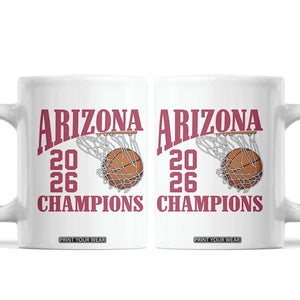 Arizona Champions Coffee Mug Gift For Basketball Fan TS12 White Print Your Wear