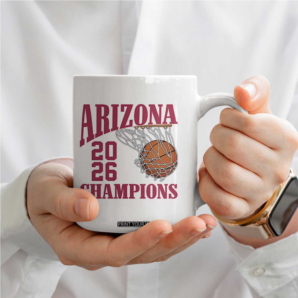 Arizona Champions Coffee Mug Gift For Basketball Fan TS12 Print Your Wear