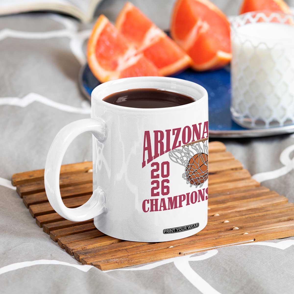 Arizona Champions Coffee Mug Gift For Basketball Fan TS12 Print Your Wear