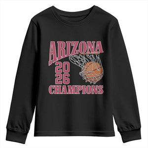 Arizona Champions Youth Sweatshirt Gift For Basketball Fan TS12 Black Print Your Wear