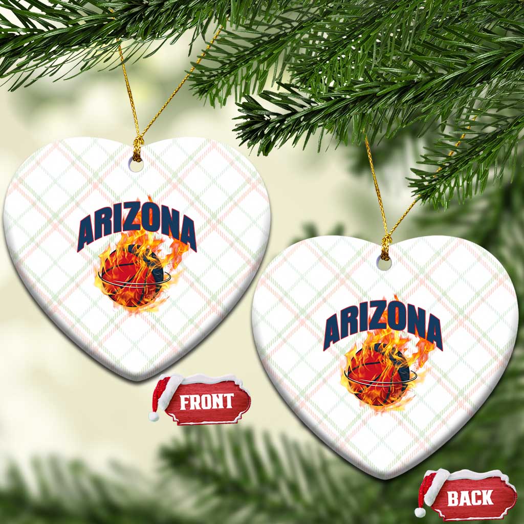 Arizona State Pride Ceramic Ornament Flaming Basketball Coach Gift TS12 Print Your Wear